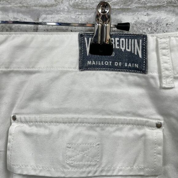 NWT Vilebrequin Men's XL White Cotton Straight Leg Dress‎ Pant Zip Fly Trouser - Picture 4 of 10